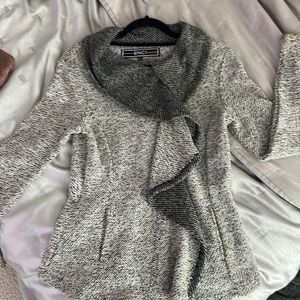 Blanc noir zip up sweater